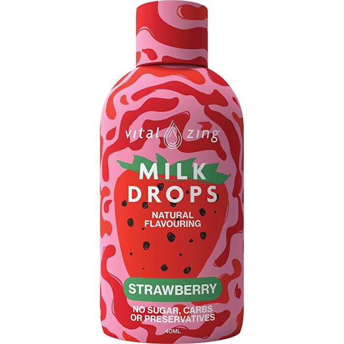 Vital Zing Milk Drops Strawberry 40ml