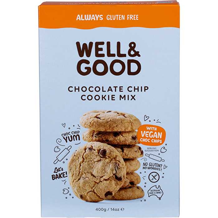 WELL & GOOD Chocolate Chip Cookie Mix 400g