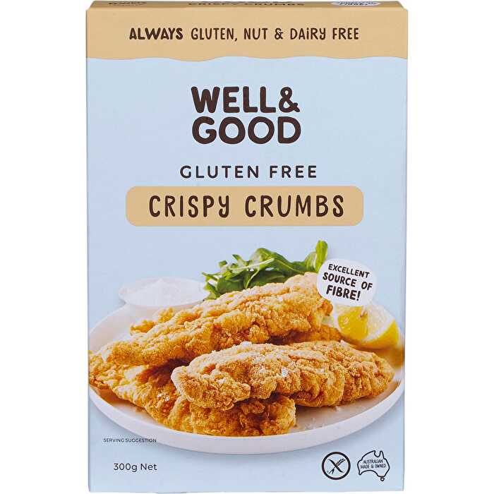 WELL & GOOD Crispy Crumbs 300g