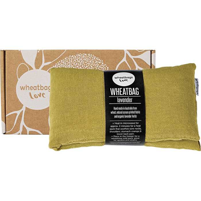 Wheatbags Love Wheatbag Luxe Linen Pistachio Lavender Scented