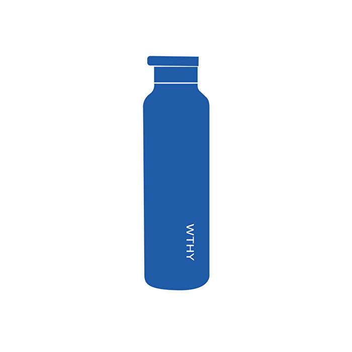 Worthy Sugarcane Drink Bottle Grecian Blue 750ml