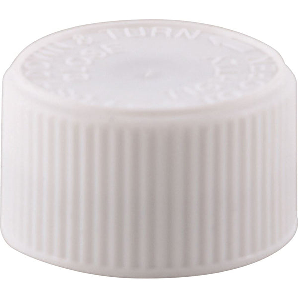 Dispensary & Clinic Items Screw Cap Child Resistant White 24mm