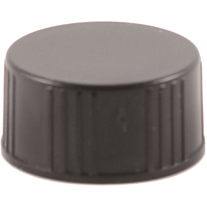 Dispensary & Clinic Items Screw Cap Plain Black 20mm