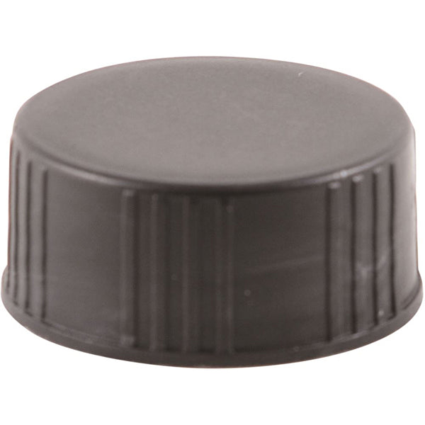 Dispensary & Clinic Items Screw Cap Plain Black 24mm