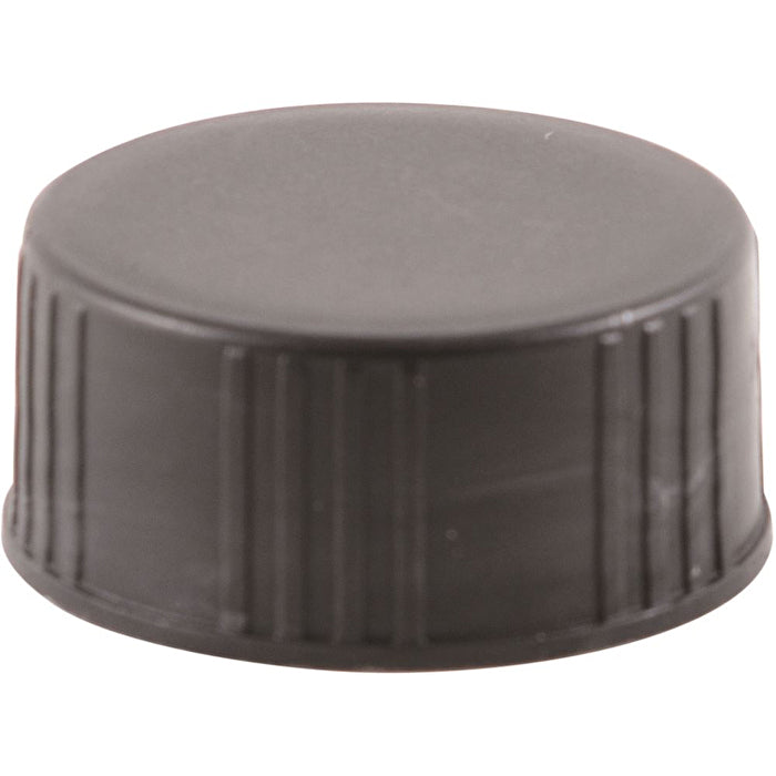 Dispensary & Clinic Items Screw Cap Plain Black 24mm