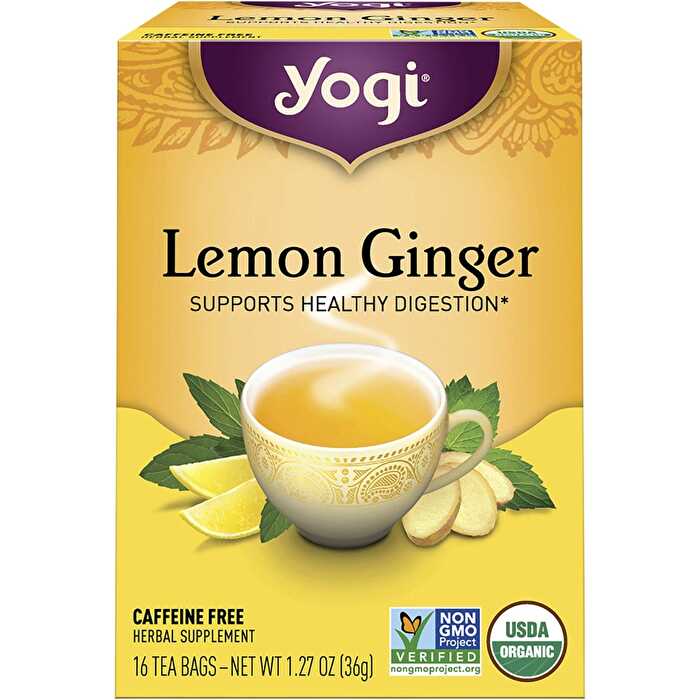 Yogi Tea Herbal Tea Bags Lemon Ginger 16pk