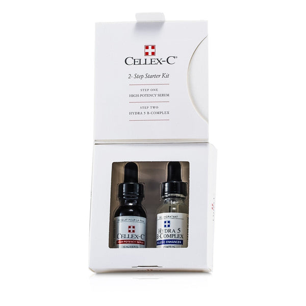 Cellex-C High Potency Serum 2 Step Starter Kit: High Potency Serum + Hydra 5 B-Complex  2x15ml/0.5oz