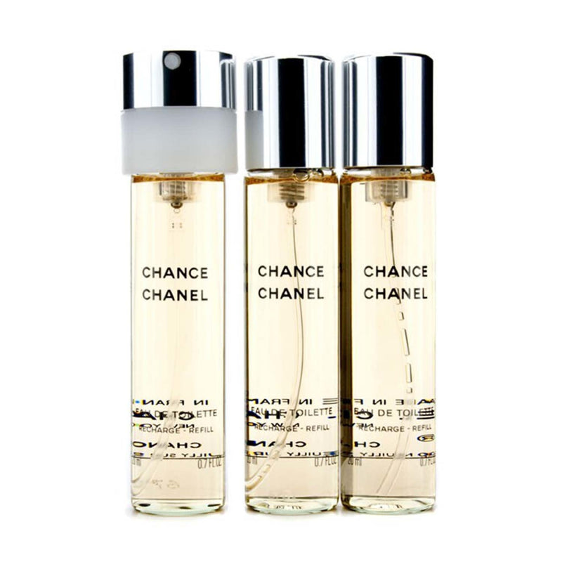 Chanel Chance Twist & Spray Eau De Toilette Refill  3x20ml/0.7oz