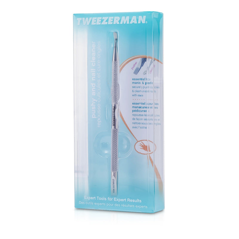 Tweezerman Cuticle Pusher & Nail Cleaner 