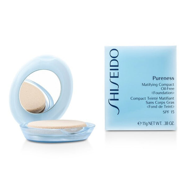 Shiseido Pureness Matifying Compact Oil Free Foundation SPF15 (Case + Refill) - # 40 Natural Beige 11g/0.38oz