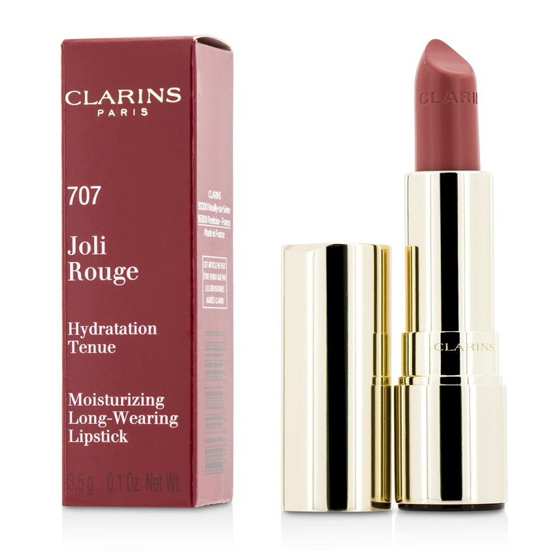 Clarins Joli Rouge (Long Wearing Moisturizing Lipstick) - # 707 Petal Pink 