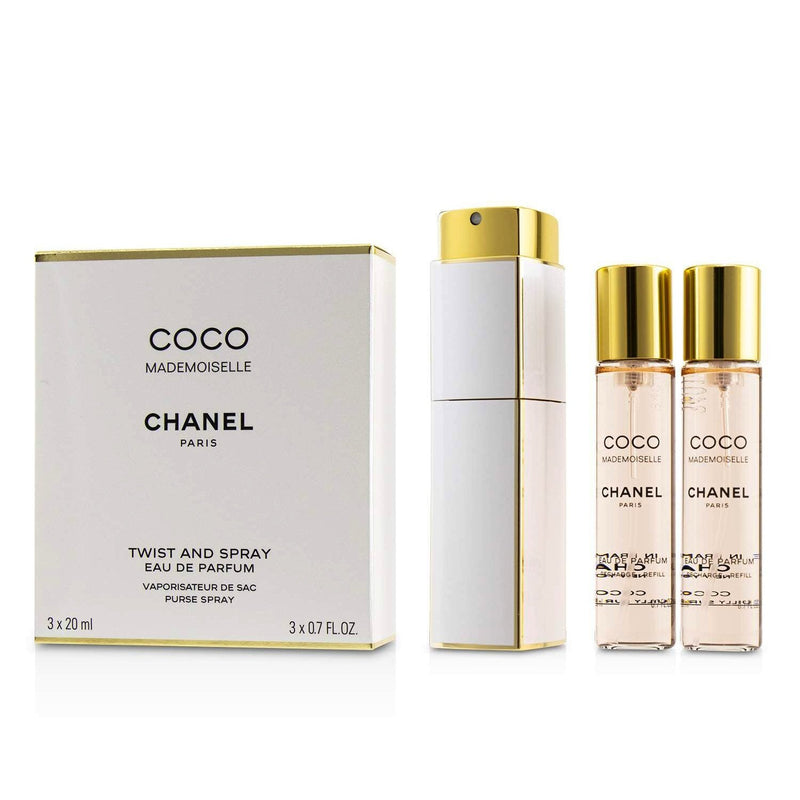 Chanel Coco Mademoiselle Twist & Spray Eau De Parfum  3x20ml/0.7oz