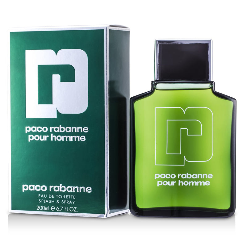 Paco Rabanne Pour Homme Eau De Toilette Splash & Spray 