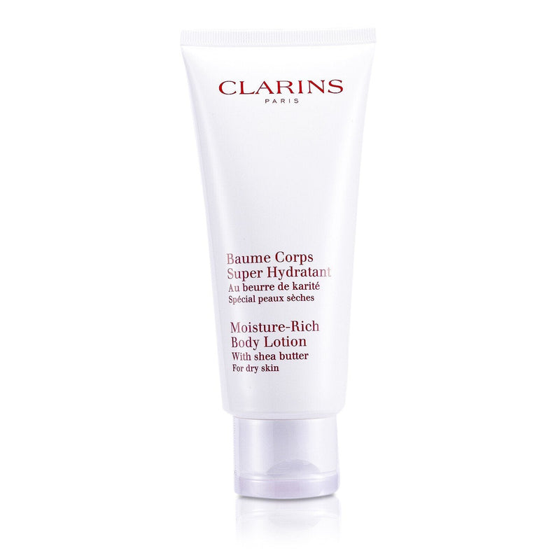 Clarins Moisture Rich Body Lotion with Shea Butter - For Dry Skin 