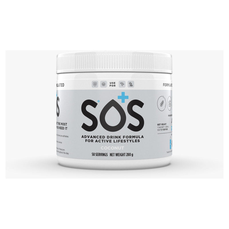 SOS Electrolyte Drink Mix Coconut Flavour 250g