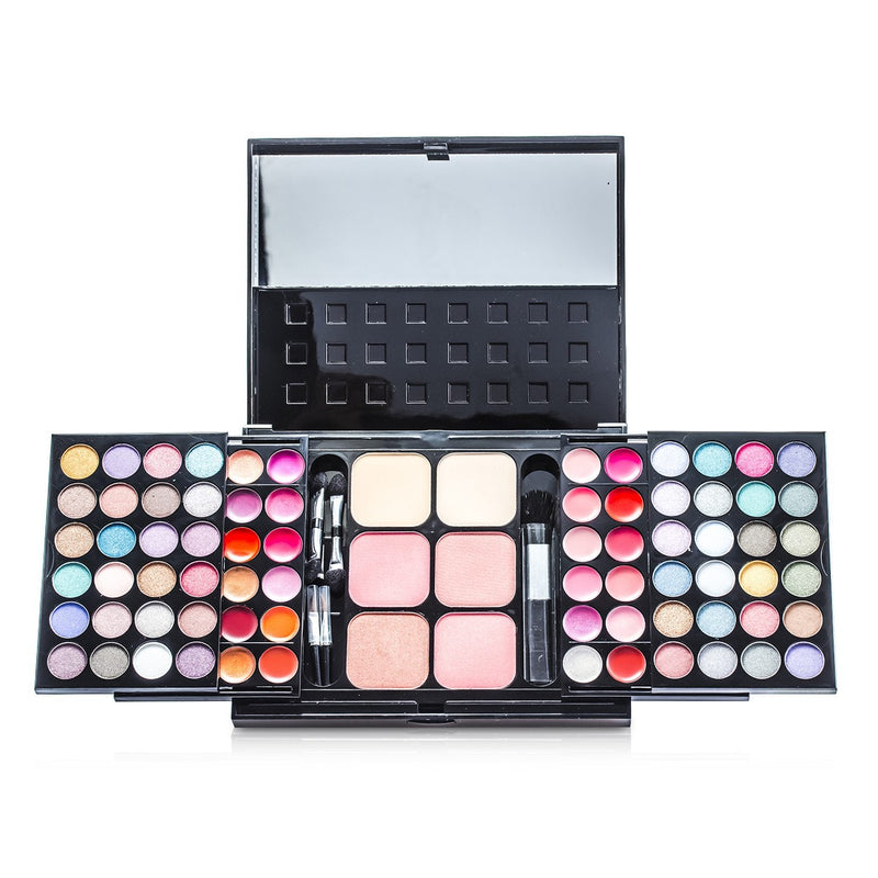 Cameleon MakeUp Kit 396 (48x Eyeshadow, 24x Lip Color, 2x Pressed Powder, 4x Blusher, 5x Applicator)