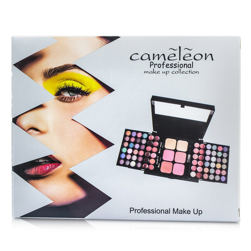 Cameleon MakeUp Kit 396 (48x Eyeshadow, 24x Lip Color, 2x Pressed Powder, 4x Blusher, 5x Applicator)