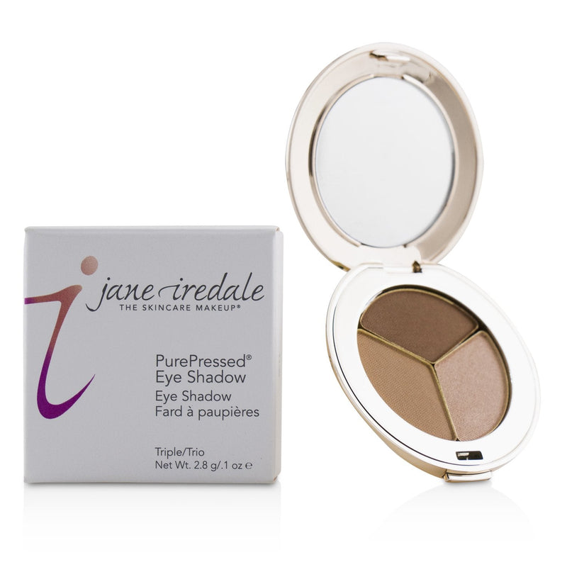 Jane Iredale PurePressed Triple Eye Shadow - Triple Cognac 