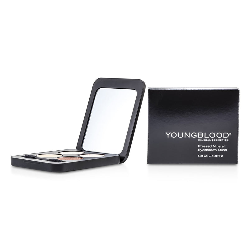 Youngblood Pressed Mineral Eyeshadow Quad - Sweet Talk  4g/0.14oz