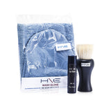 Jane Iredale H\E Minerals Kit: Lip Balm SPF 15 + Facial Brush + Wash Glove + Bag 