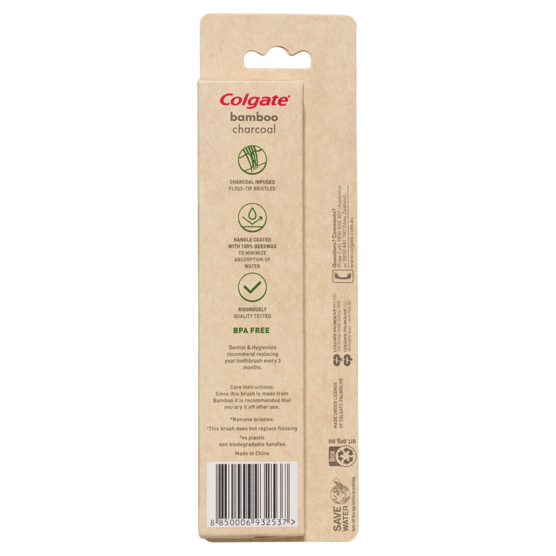 Colgate Toothbrush Bamboo 2 Pack