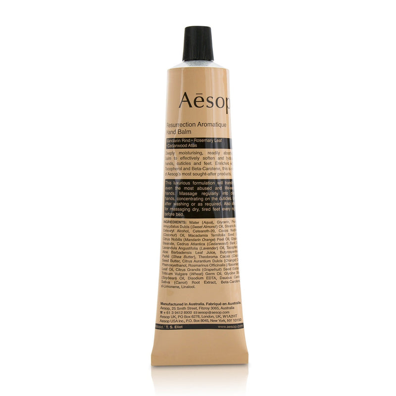 Aesop Resurrection Aromatique Hand Balm (Tube)  75ml/2.58oz