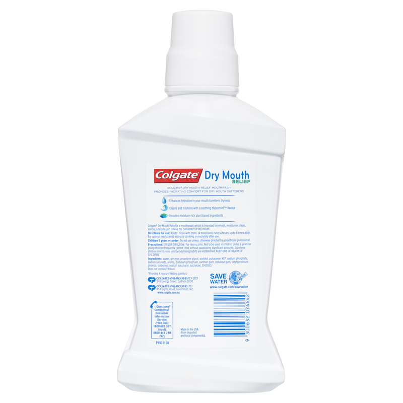 Colgate Mouth Rinse Dry Mouth 473ml