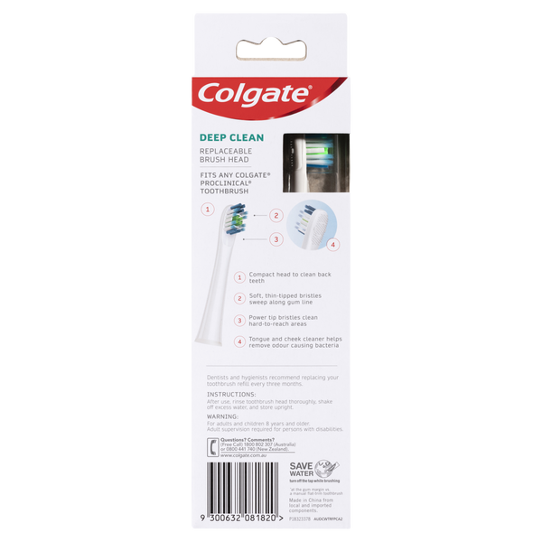 Colgate Pro Clinical 360 White Refill 2 Pack