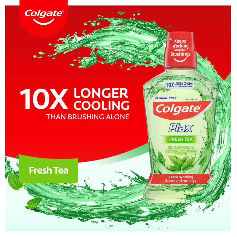 Colgate Mouthwash Plax Fresh Tea 500ml