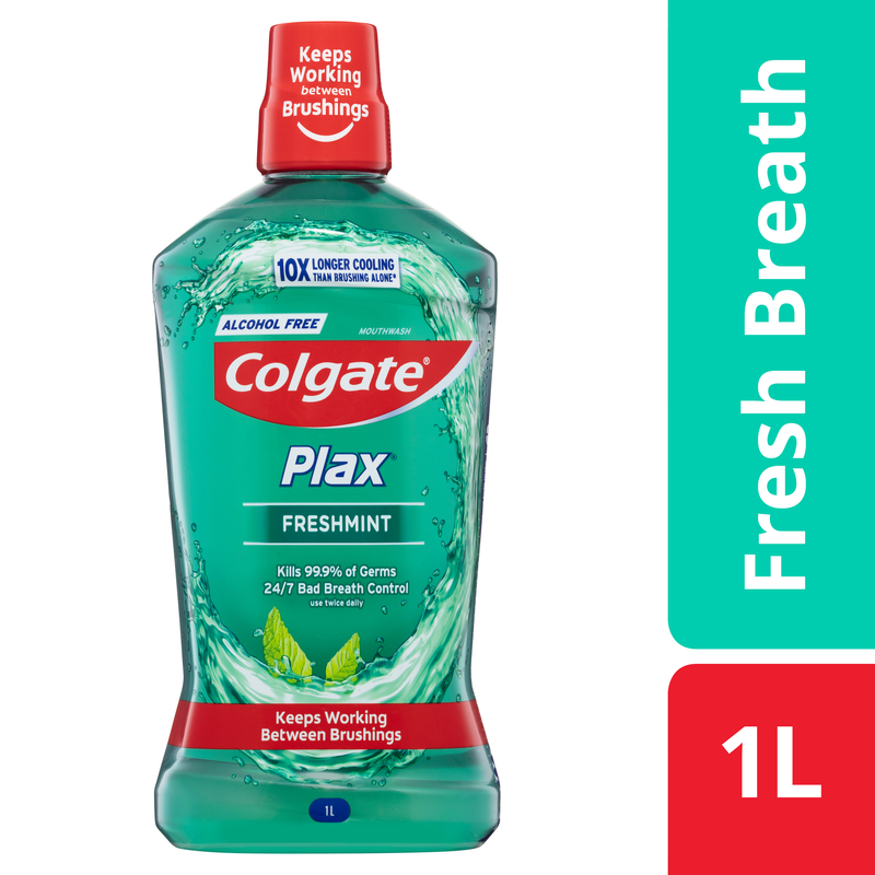 Colgate Mouthwash Plax Freshmint 1L