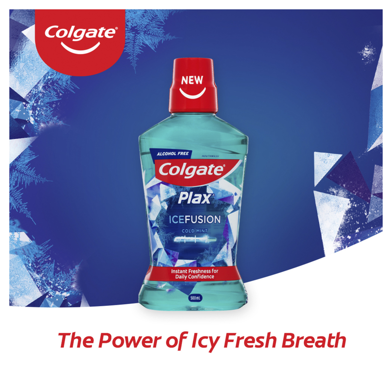 Colgate Mouthwash Plax Ice Cool Mint 500ml