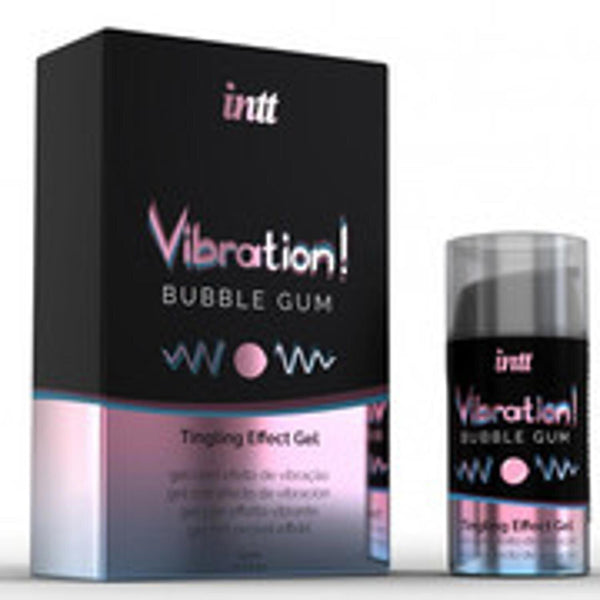 Intt Intt Vibration! Tingling Effect Gel 15ml -Bubble Gum-  Fixed Size