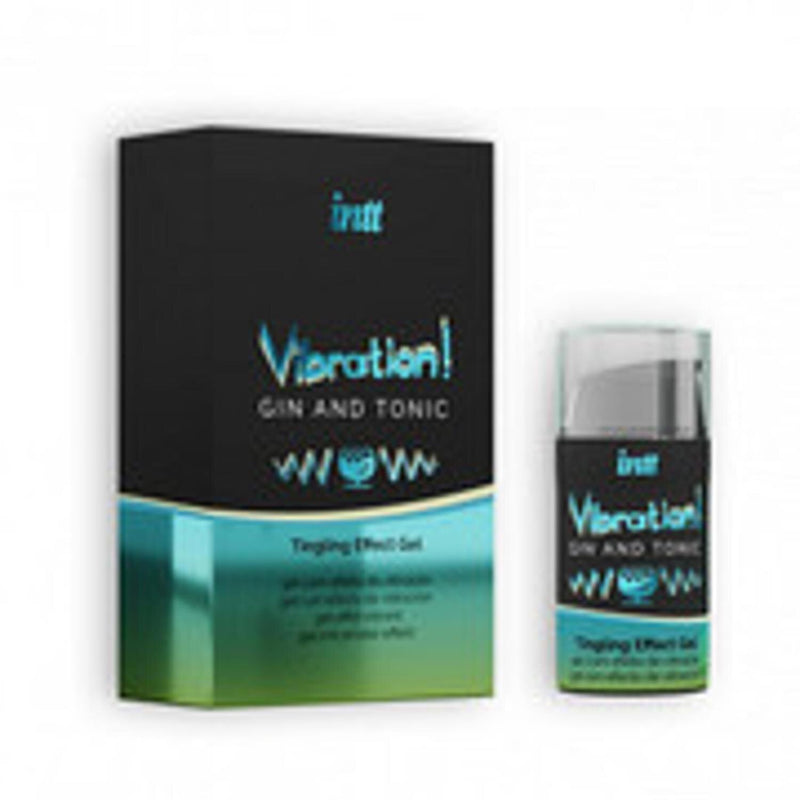 Intt Intt Vibration! Tingling Effect Gel 15ml -Gin Tonic-  Fixed Size