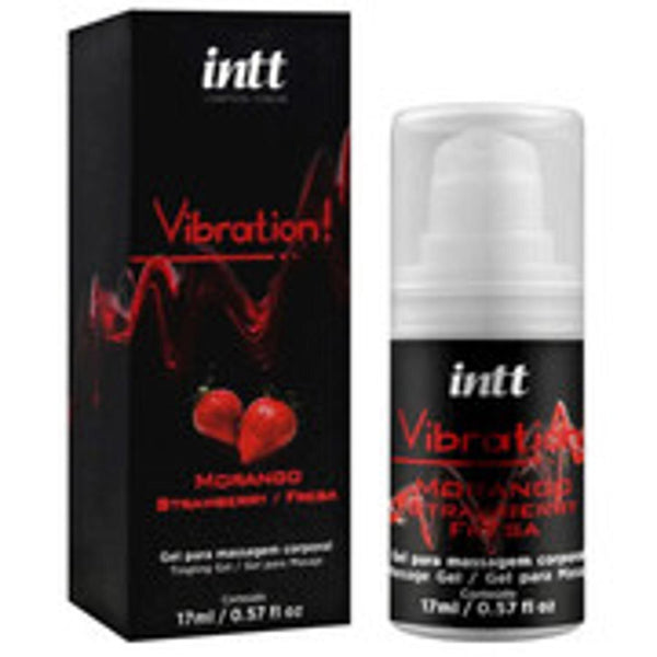 Intt Intt Vibration Tingling Effect Gel 17ml -Strawberry-  Fixed Size