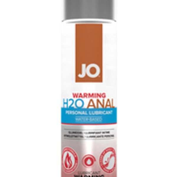System Jo H2O Anal - Warming Water-Based Lubricant - 120 ml  Fixed Size