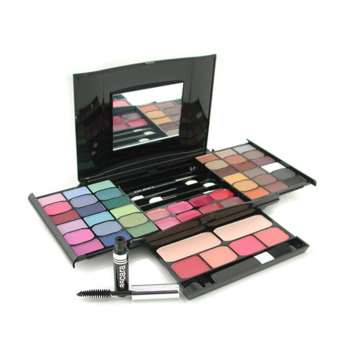 Cameleon MakeUp Kit G2327 (2x Powder, 36x Eyeshadows, 4x Blusher, 1xMascara, 1xEye Pencil, 8x Lip Gloss, 4x Applicators)