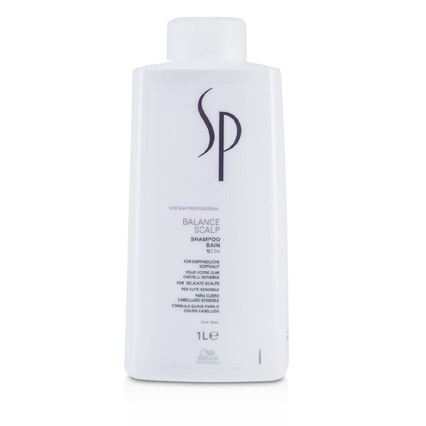 Wella SP Balance Scalp Shampoo (For Delicate Scalps) 1000ml/33.8oz
