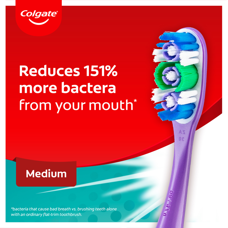 Colgate Toothbrush 360 Medium 2 Pack