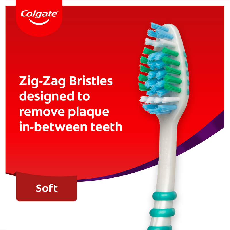 Colgate Toothbrush Zigzag Soft 6 Pack