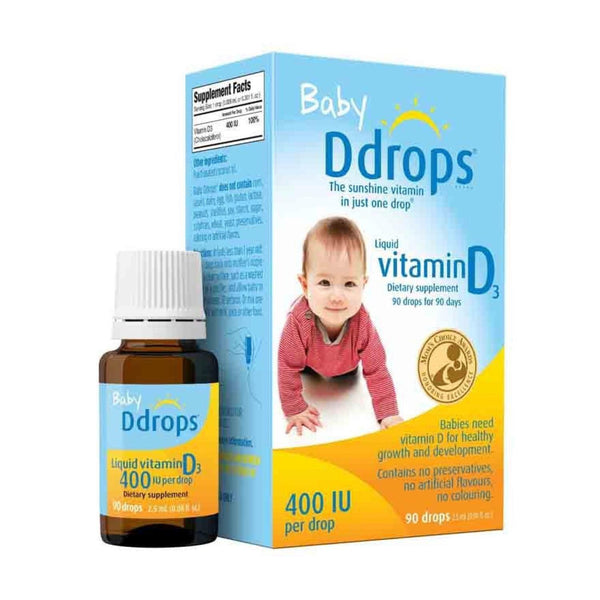 Ddrops Ddrops Baby Liquid Vitamin D3 2.5ml  Fixed Size