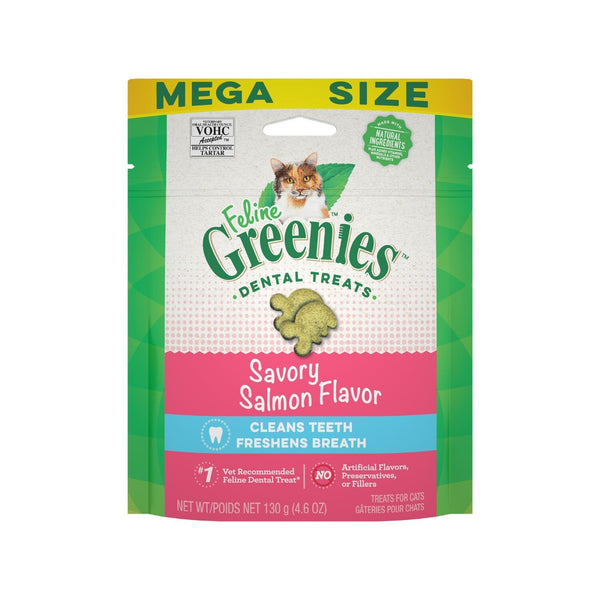 GREENIES GREENIES - Feline Dental Treats - Savory Salmon Flavor 4.6oz
