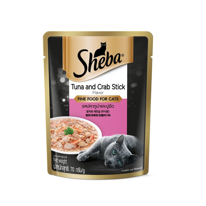 MARS Sheba - POUCH Tuna & Crab Stick 70G