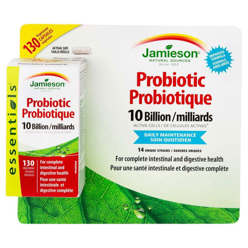 Jamieson Probiotic 10 Billion 130 capsules   Fixed Size