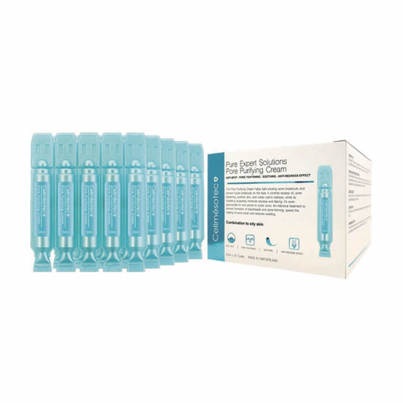Cellmesotec Cellmesotec - Pure Expert Solutions Pore Purifying Cream (Pore Minimizing, Oil Controlling, Hydrating) (e2ml Tube/25 Tubes per Box) CM004