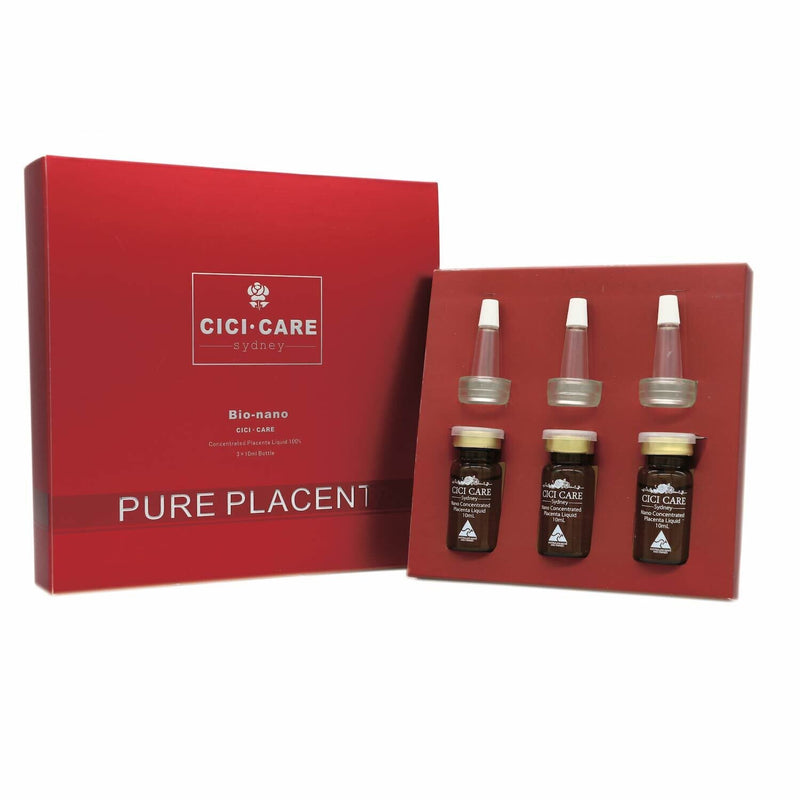 Cici Care Cici Care - Bio-nano Pure Placenta (Moisturising, Firming, Reduce Fine Lines, Lighten Melanin) (e10mlx3) CC004