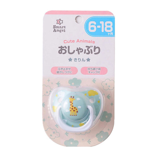 Smart Angel SmartAngel soother newborn baby anti-inflation 6 to 18 months baby silicone pacifier Giraffe pattern 1pc  Fixed Size