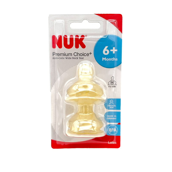 Nuk NUK First Choice Plus Teat?6m+ 2pcs  Fixed Size