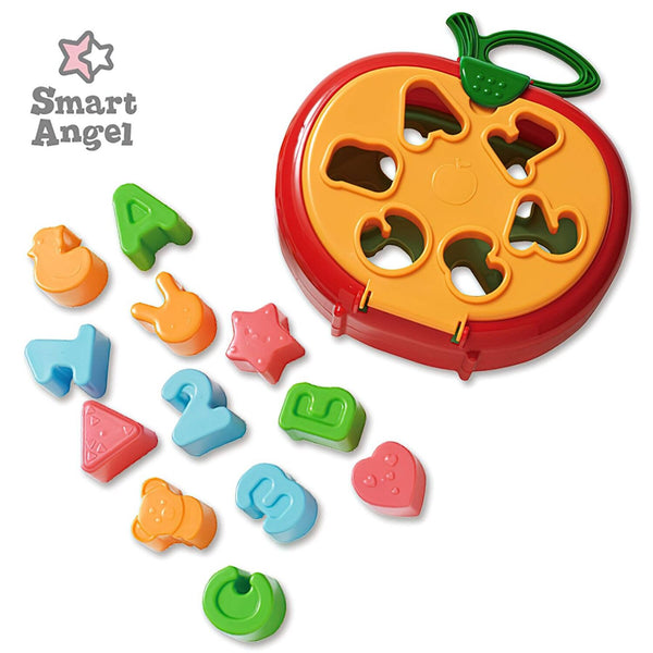 Smart Angel Nishimatsuya SmartAngel Apple Puzzle Educational Baby Learning Toy 1.5yrs+  Fixed Size