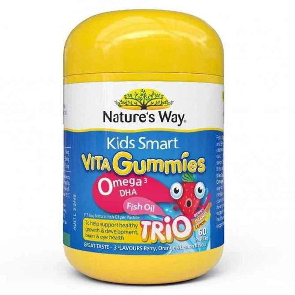Nature's Way Nature's Way Kids Smart Vita Gummies Omega 3 Fish Oil 60 Gummies  Fixed Size