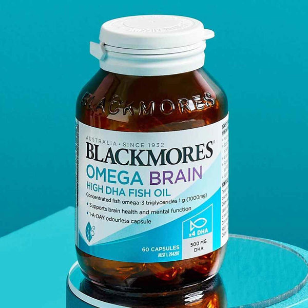 BLACKMORES BLACKMORES OMEGA BRAIN HIGH DHA FISH OIL 60 CAPSULES  Fixed Size